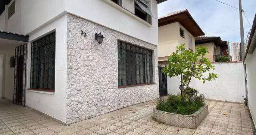 Oportunidade única no embaré sobrado com 3 dormitórios à venda, 212 m² por r$ 1.490.000 - embaré  santos.