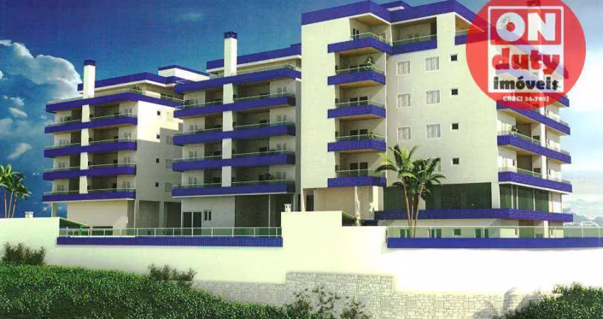Alto padrão vista mar apartamento novo  com 3 suítes à venda, 143 m² por r$ 1.800.000 - praia de itaguá - ubatuba/sp