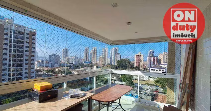 Apartamento para alugar, 119 m² por r$ 9.900,00/mês - ponta da praia - santos/sp