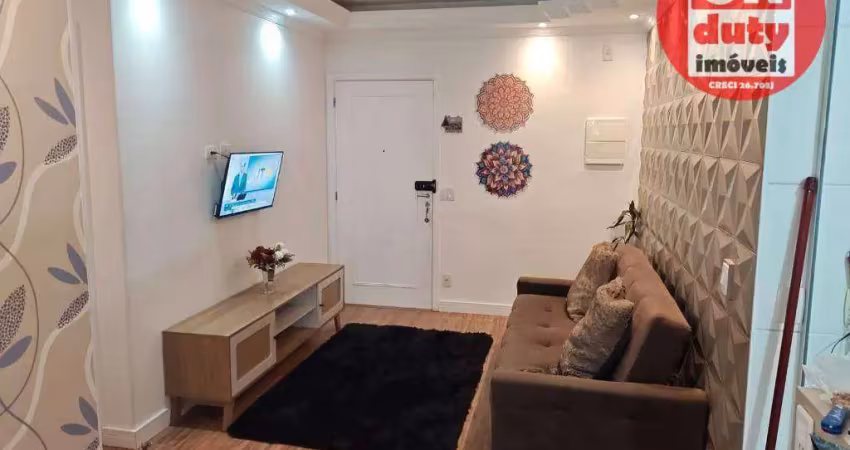 Apartamento com 2 dormitórios para alugar, 62 m² por r$ 4.500,00 - marapé - santos/sp