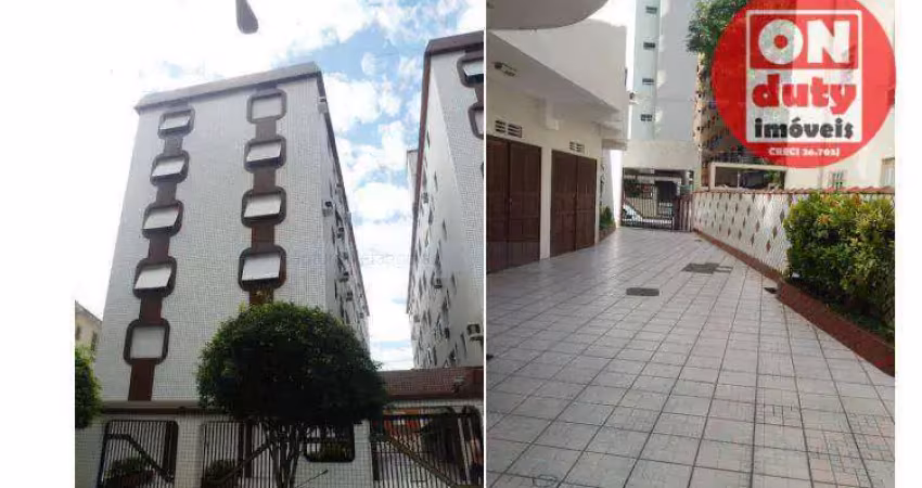 Apartamento com 2 dormitórios para alugar, 94 m² por r$ 3.980,00/mês - campo grande - santos/sp