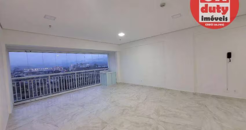 Sala para alugar, 41 m² por r$ 3.300,00/mês - vila matias - santos/sp