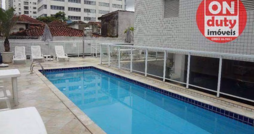Apartamento com 2 dormitórios à venda, 104 m² por R$ 1.050.000,00 - Pompéia - Santos/SP