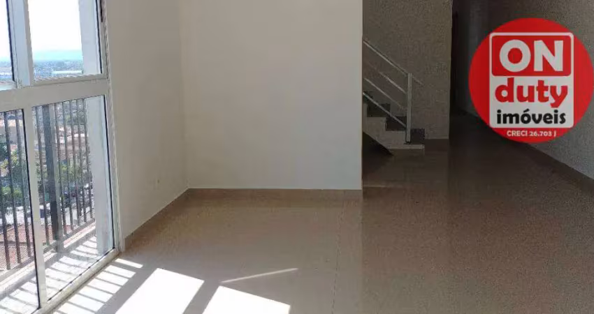 Apartamento duplex com 3 dormitórios à venda, 131 m² por r$ 989.000,00 - encruzilhada - santos/sp