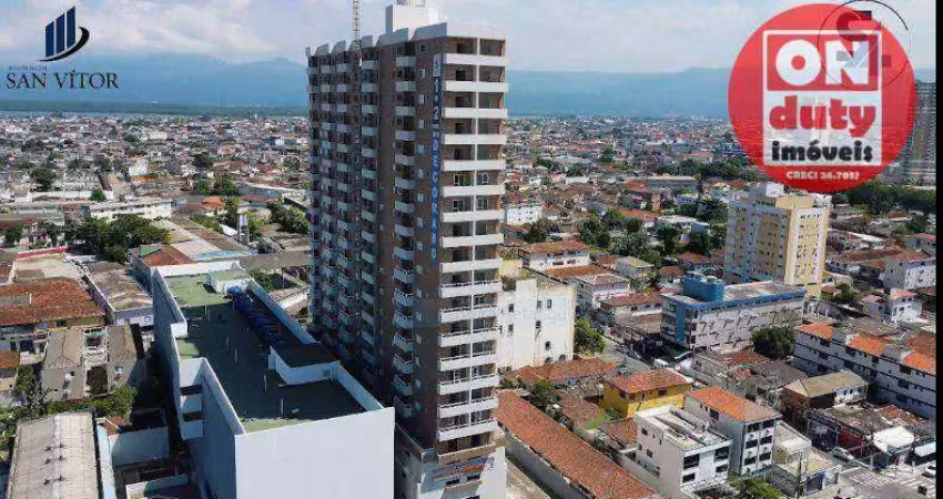 Oportunidade apartamento com 2 dormitórios à venda, 58 m² a partir r$ 460.000  prédio com lazer - parque bitaru - são vicente/sp