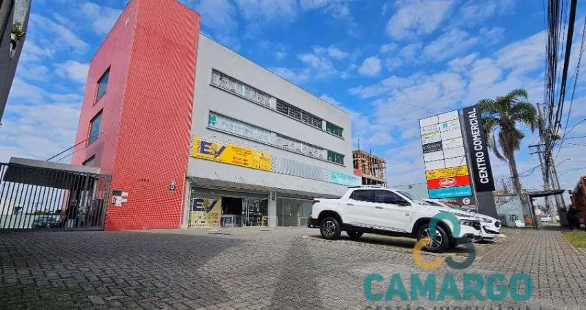 Otima sala com 66 m2 na av. erasto gaertner , bacacheri, curitiba/pr.