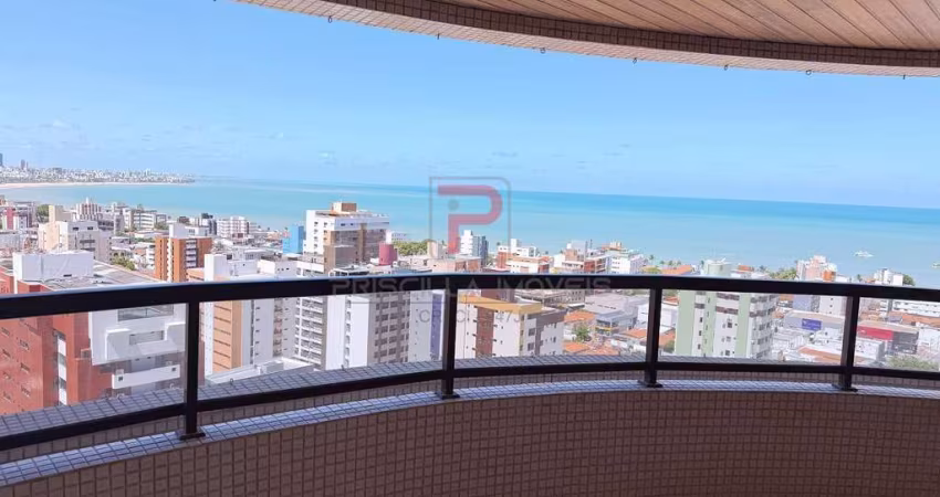 Excelente apartamento com VISTA DESLUMBRANTE PARA O MAR no bairro do Manaíra, João Pessoa!