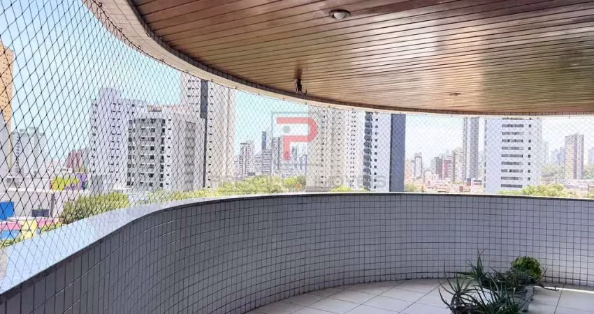 Apartamento de 216m² com 4 suítes + dce em manaíra - joão pessoa, pb