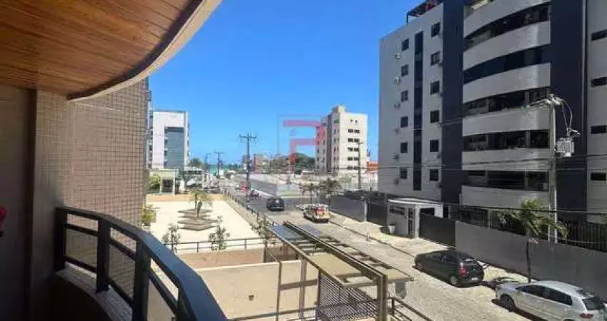 Apartamento com 4 quartos e vista privilegiada a 50 metros da praia em manaíra - joão pessoa