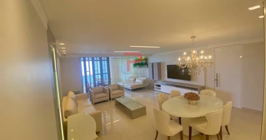 Apartamento Porteira Fechada, VISTA MAR com 4 suítes + DCE no  Altiplano Cabo Branco  -  João Pessoa