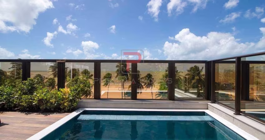 Cobertura à BEIRA-MAR no Cabo Branco  -  João Pessoa