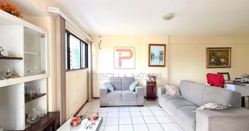 Apartamento no bairro de TAMBAÚ a 500m da praia com 3 quartos + DCE
