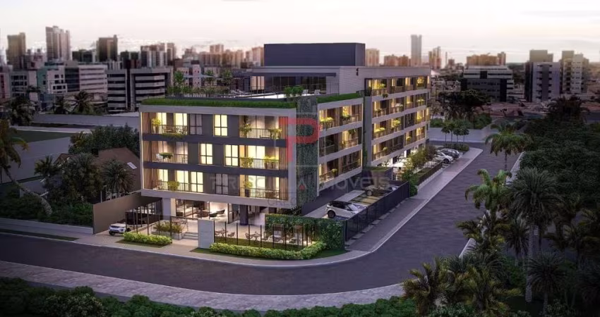 Apartamento TODO MOBILIADO PÉ-NA-AREIA com VISTA DEFINITIVA!