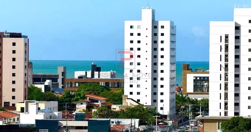 Apartamento vista mar com 3 quartos + dce e 105m² em manaíra!