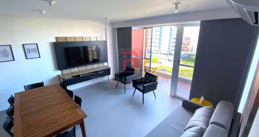 Apartamento todo projetado e mobiliado vista mar com 1 suíte no jardim oceania  - rentabilidade garantida