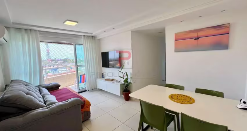 Apartamento maravilhoso com lateral vista mar a 100m da praia de camboinha