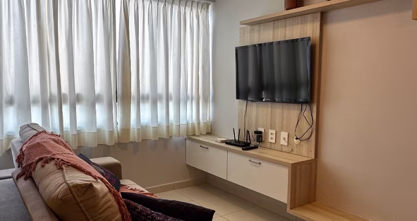 Apartamento mobiliado 2 quartos elevador e lazer