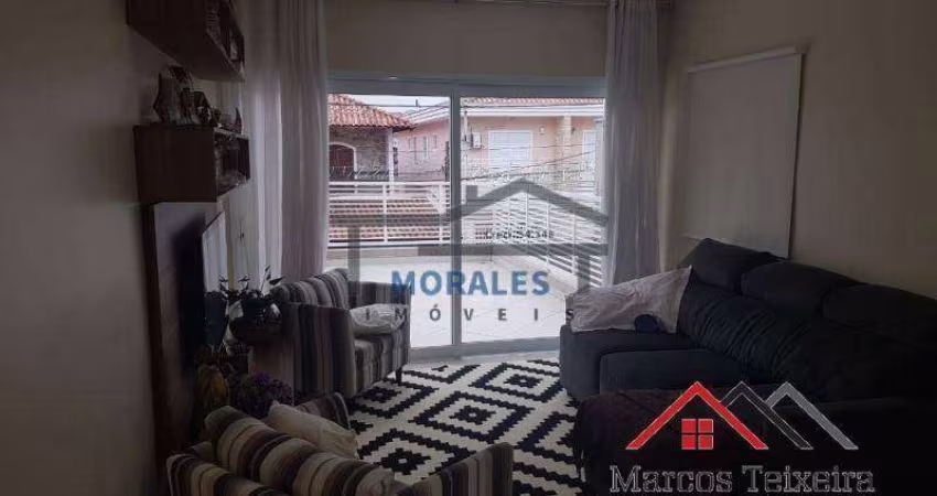 SOBRADO SEMI NOVO TODO EM PISO PORCELANATO, COM 3 DORMITÓRIOS REF 1818
