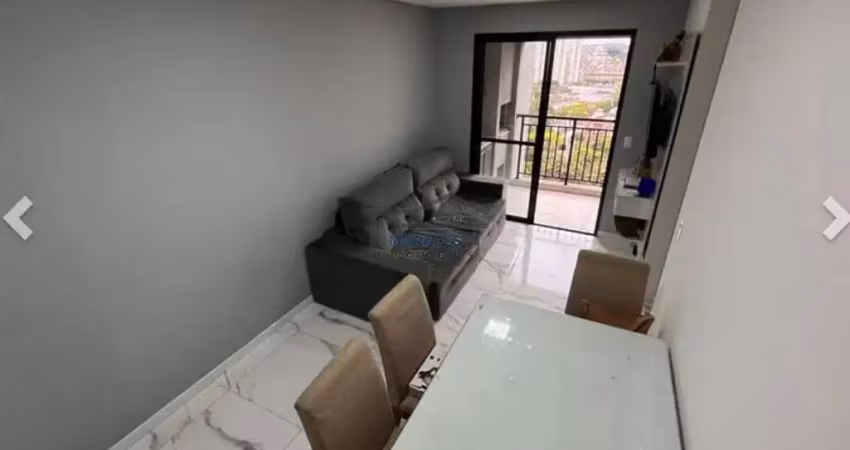 Belo apto com 2 dorms, sala bem iluminada, 50m² - presid. al