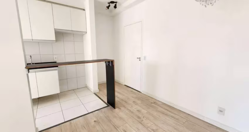 Apartamento de 53m² com 2 quartos, 1 banheiro e 1 vaga na ci