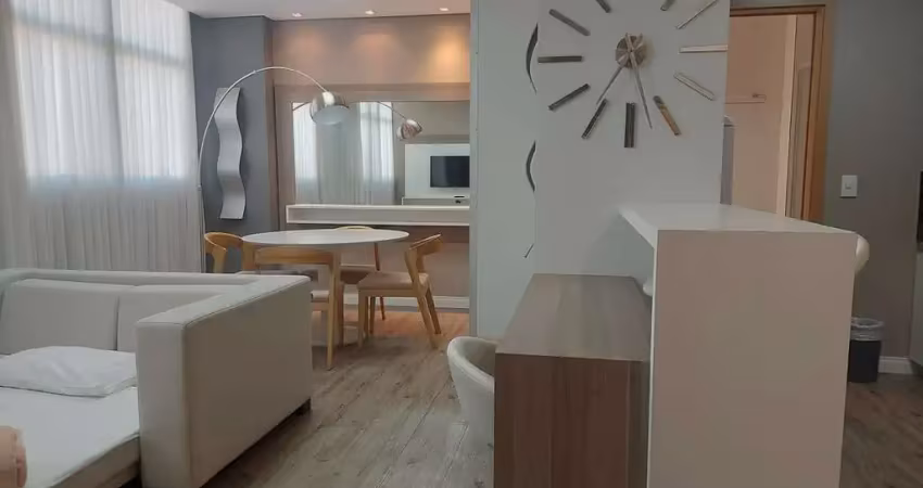 Flat para Venda em Belo Horizonte, Luxemburgo, 1 dormitório, 1 suíte, 2 banheiros, 1 vaga
