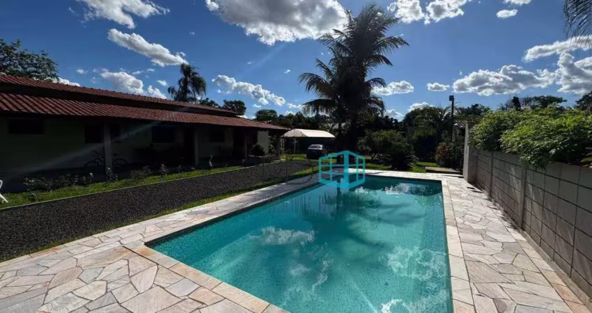 Chácara com 2 dormitórios à venda, 1100 m² por r$ 850.000,00 - condomínio portal dos ipês - ribeirão preto/sp