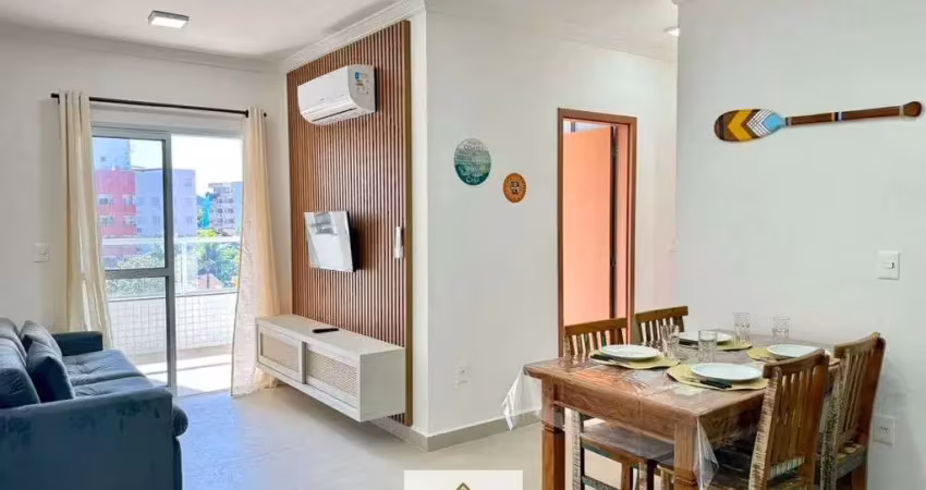 Apartamento na praia das toninhas em ubatuba-sp, com 2 dormitorios 1 suíte.