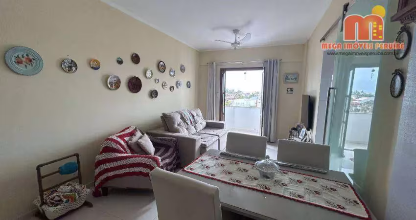 Apartamento com 2 dormitórios à venda, 70 m² por r$ 490.000,00 - parque balneário oásis - peruíbe/sp