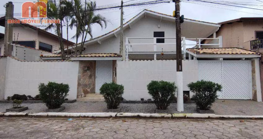 Casa com 6 dormitórios, 341 m² - venda por r$ 1.100.000,00 ou aluguel por r$ 5.600,00/mês - balneário stella maris - peruíbe/sp