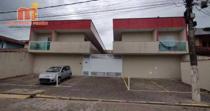 Apartamento mobiliado, com 1 dormitório para alugar, 38 m² por r$ 1.350/mês - cidade balneária peruibe-scipel - peruíbe/sp