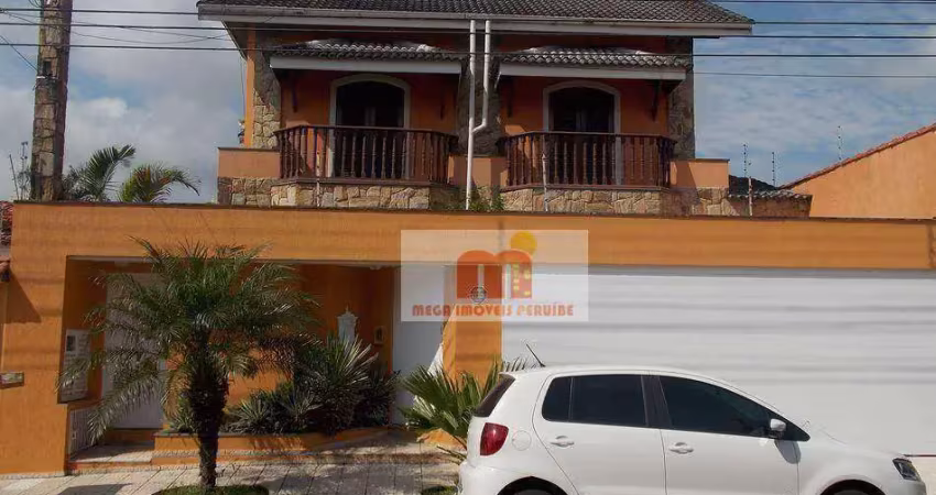 Casa com 5 dormitórios à venda, 255 m² por r$ 1.200.000,00 - balneário stella maris - peruíbe/sp