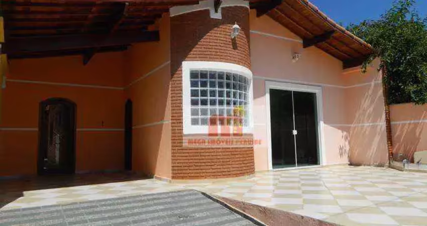 Casa com 3 dormitórios à venda, 150 m² por r$ 500.000,00 - balneário três marias - peruíbe/sp
