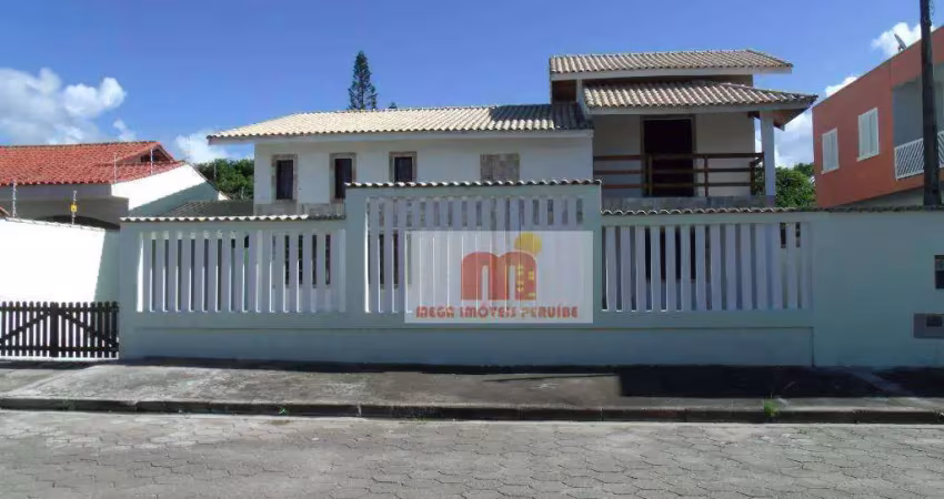Casa com 3 dormitórios à venda, 186 m² por r$ 630.000,00 - estância balneária convento velho - peruíbe/sp