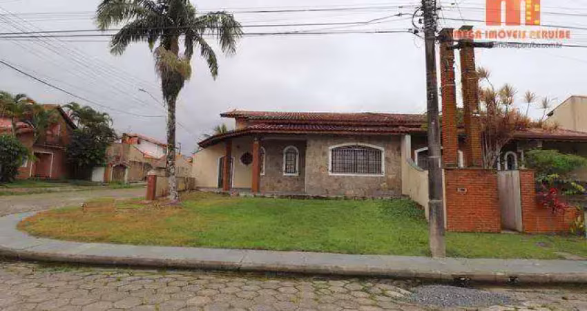 Casa com 3 dormitórios à venda, 150 m² por r$ 450.000,00 - parque balneário oásis - peruíbe/sp