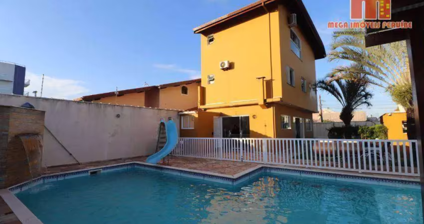 Casa com 3 suites, 200 m² - venda por r$ 1.350.000 ou aluguel por r$ 6.654/mês - estância balneária belmira novaes - peruíbe/sp