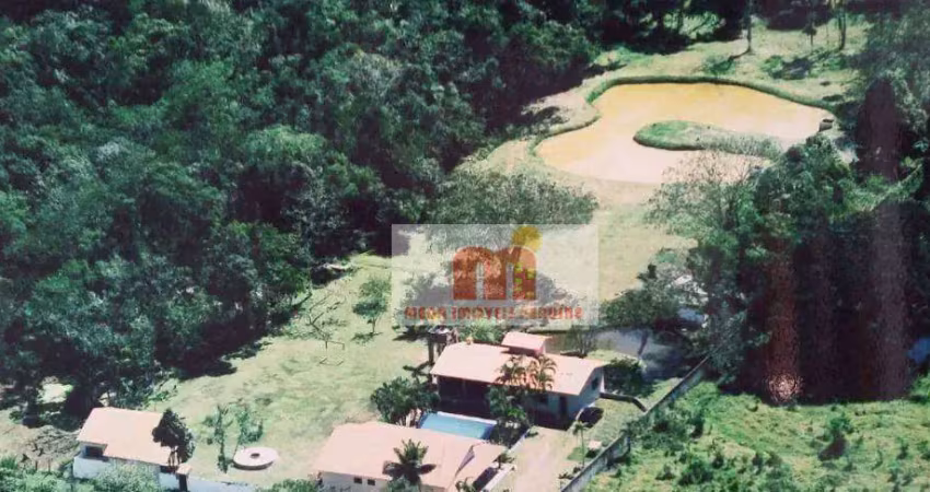 Chácara com 4 dormitórios à venda, 7500 m² por r$ 800.000,00 - chácaras iporanga - peruíbe/sp