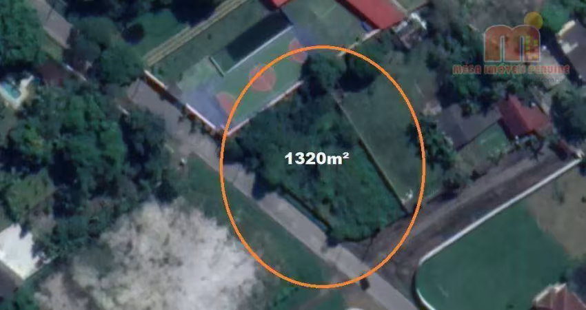 Terreno à venda, 1330 m² por r$ 150.000 - estância balneária antonio novaes - peruíbe/sp