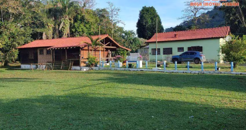 Chácara com 3 dormitórios à venda, 14750 m² por r$ 970.000,00 - chácaras iporanga - peruíbe/sp