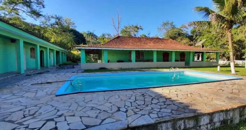 Chácara com 6 dormitórios à venda, 44100 m² por r$ 700.000,00 - estrada teagem - pedro de toledo/sp