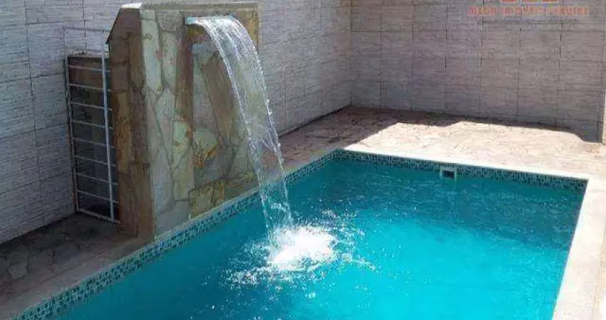 Casa com piscina, 3 dormitórios à venda, 140 m² por r$ 450.000 - estância balneária maria helena novaes - peruíbe/sp