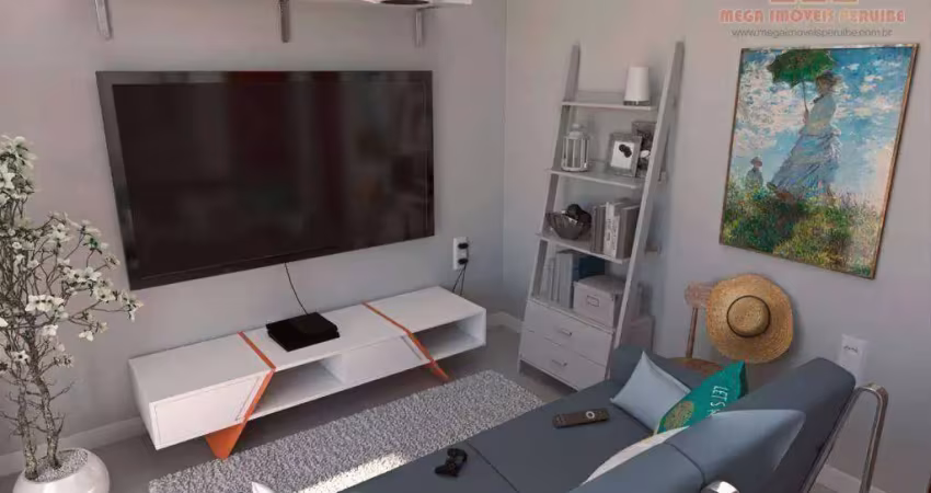 Apartamento com 1 dormitório à venda, 26 m² por r$ 168.000,00 - jardim ribamar - peruíbe/sp