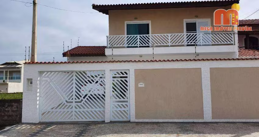 Casa com 3 dormitórios à venda, 223 m² por r$ 780.000,00 - balneário continental - peruíbe/sp