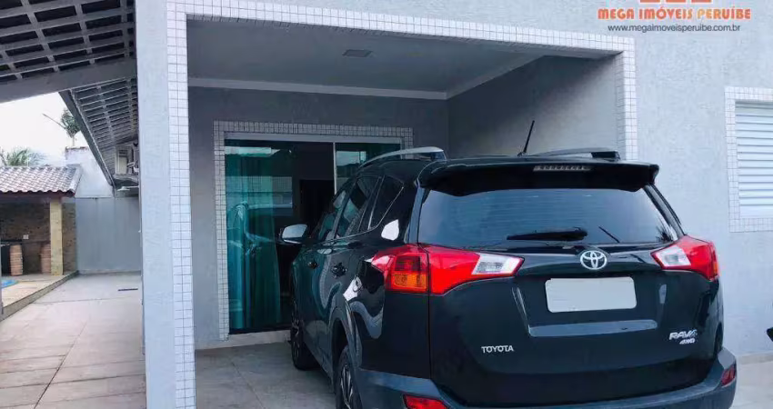 Casa com 4 dormitórios à venda, 250 m² por r$ 650.000,00 - balneário três marias - peruíbe/sp