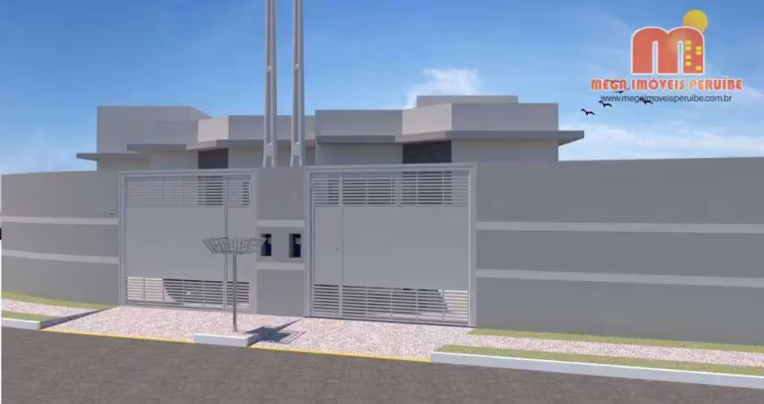 Casa com 2 dormitórios à venda, 58 m² por r$ 275.000,00 - estância balneária de itanhaém - itanhaém/sp