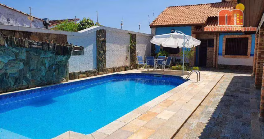 Casa com 3 dormitórios à venda, 198 m² por r$ 850.000,00 - centro - peruíbe/sp