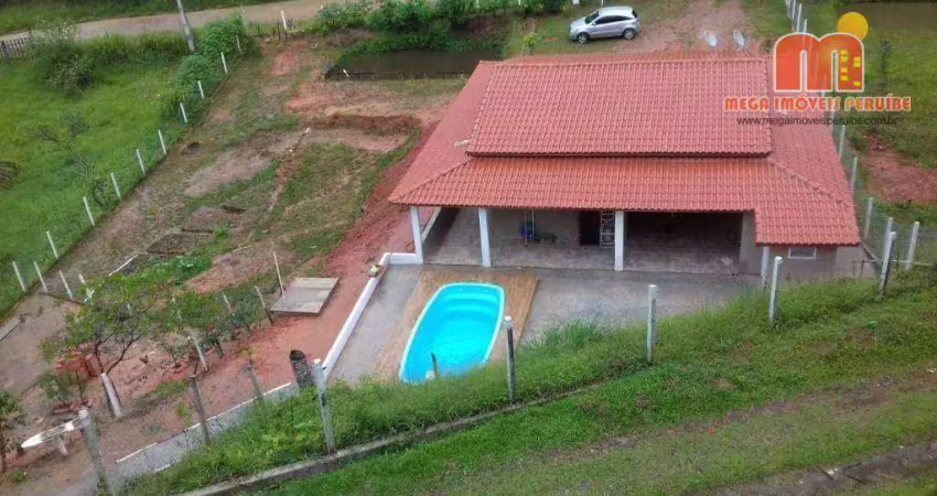 Chácara com 2 dormitórios à venda, 1460 m² por r$ 420.000,00 - centro - pedro de toledo/sp
