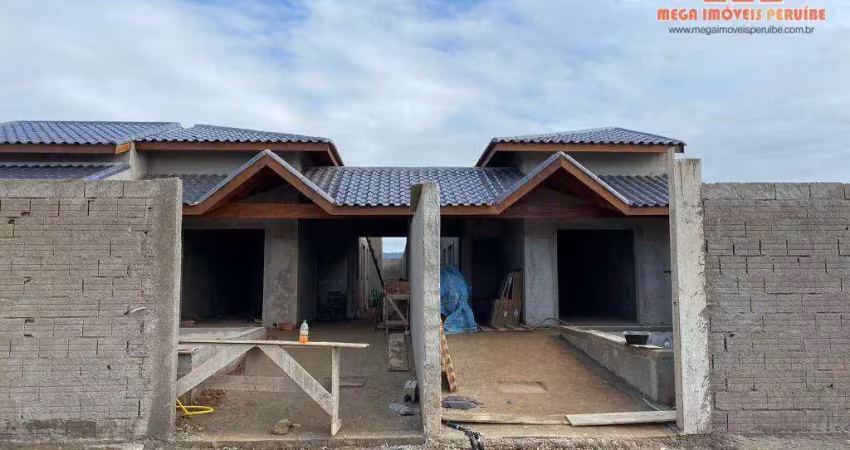 Casa com 2 dormitórios à venda, 82 m² por r$ 385.000,00 - flora rica ii - peruíbe/sp