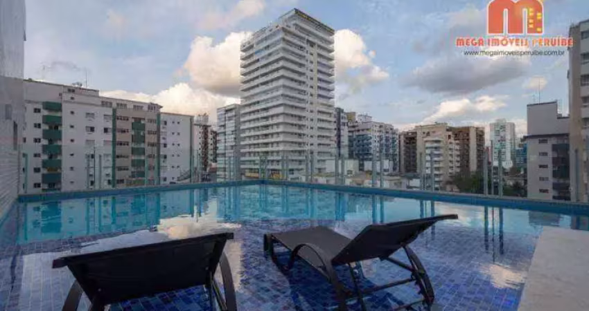 Apartamento com 3 dormitórios à venda, 125 m² por r$ 872.000,00 - canto do forte - praia grande/sp