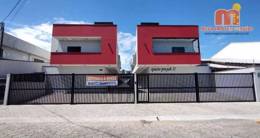Apartamento com 1 dormitório à venda, 37 m² por r$ 230.000,00 - jardim icaraiba - peruíbe/sp