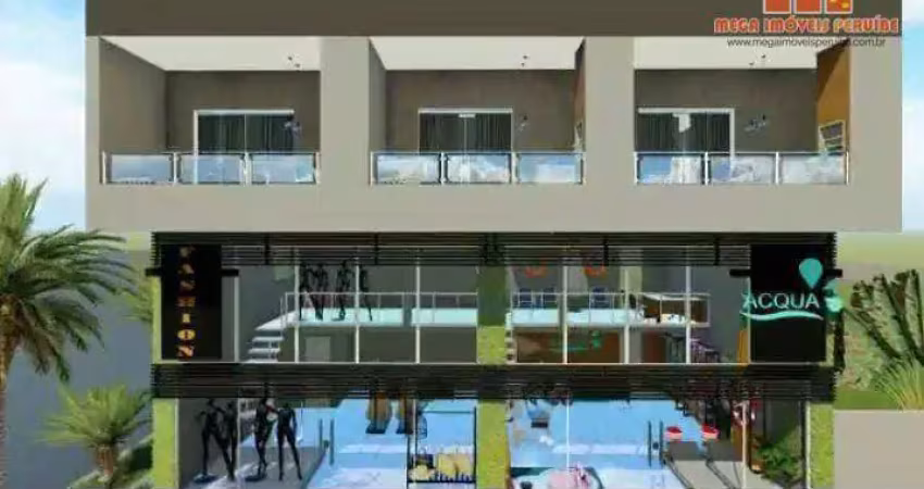 Apartamento com 1 dormitório, 37 m² - venda por r$ 280.000,00 ou aluguel por r$ 1.400,00/mês - jardim imperador - peruíbe/sp